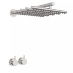 Ensemble mitigeur thermostatique de douche encastrable Vola 5251 + pommeau de douche