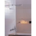 Groupe de mitigeur thermostatique encastré Vola Combi-12 + pommeaux de douche et douchette - Image 2