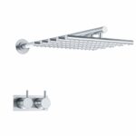 Ensemble de douche Vola 5252 avec mitigeur thermostatique intégré et pommeau de douche