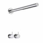 Ensemble mitigeur thermostatique de douche encastrable Vola 5281ST + pommeau de douche
