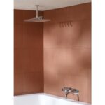 Mitigeur thermostatique Vola 5414C-051A + pommeau de douche intégré - baignoire - Image 2