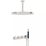 Mitigeur thermostatique encastré Vola 5471-061A + pommeau de douche et douchette