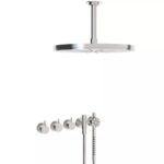 Mitigeur thermostatique intégré Vola 5471S-061A + pommeau de douche et douchette