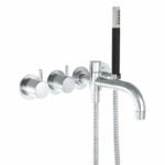 Robinet de baignoire encastré Vola 641DT8 avec pommeau de douche
