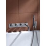 Robinet de baignoire Vola 814C-071 avec inverseur et douchette - Image 2