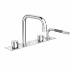 Mitigeur Vola BK10 avec douchette pour rebord de baignoire