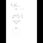 Mitigeur thermostatique Vola Combi-27 avec inverseur 3 voies + pommeaux de douche - Image 2