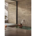 Pommeau de douche cascade Vola Combi-31 avec poignée - vanne d'arrêt intégrée - Image 2