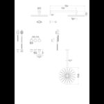 Mitigeur thermostatique Vola Combi-35S avec inverseur 3 voies + pommeaux de douche - Image 2