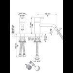 Vola HV1/150 Mitigeur de lavabo monocommande - Image 2