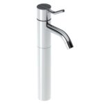 Robinet mitigeur de lavabo Vola HV1M+170, hauteur moyenne, levier unique