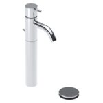 Robinet mitigeur de lavabo haut Vola HV3+170 avec bonde clic-clac