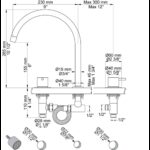 Robinet de cuisine Vola KV15 à 3 trous - Image 3