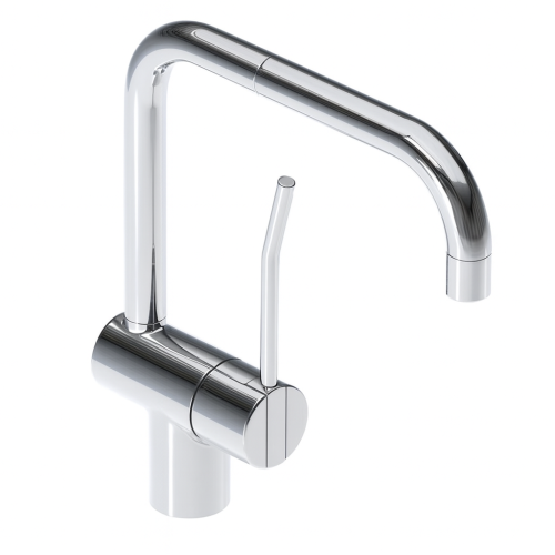 vola-kv1l-rubinetto-miscelatore-cucina-lavabo-leva-lunga-bocca-doppio-snodo Robinet mitigeur de cuisine Vola KV1L - robinet à double bec et levier long pour évier - Image 1