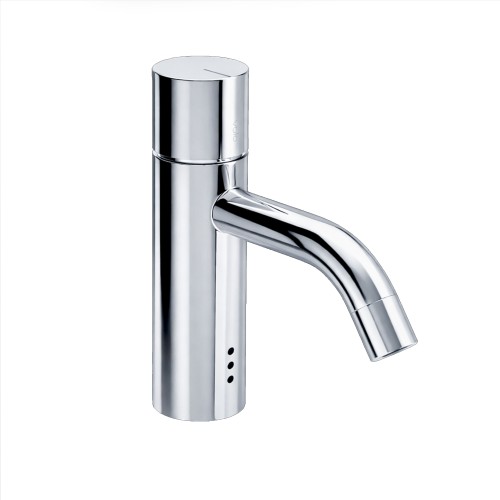 vola-rb1e-miscelatore-con-sensore-automatico-elettronico-lavabo Mitigeur de lavabo électronique automatique Vola RB1E - Image 1