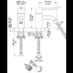 Robinet mitigeur de lavabo à levier long Vola RB1L - Image 2