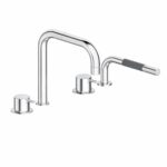 Mitigeur Vola SC10 avec douchette pour baignoire
