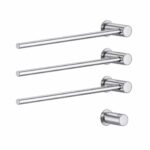 Sèche-serviettes électrique encastrable Vola T39EL/3 avec 3 barres