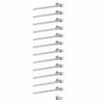 Sèche-serviettes électrique encastrable Vola T39EL/12 avec 12 barres